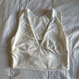 Long-line V-neck sports bra!